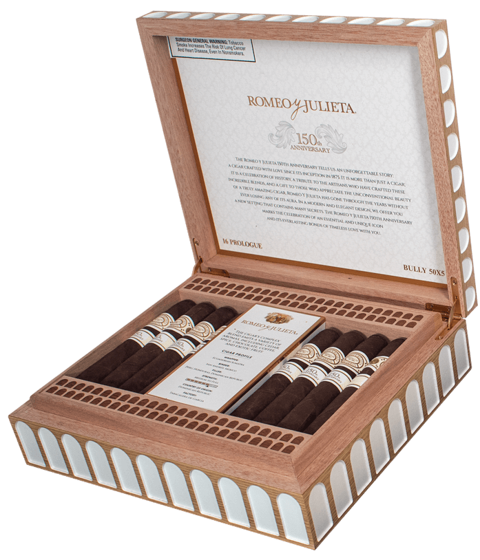 Romeo Y Julieta 150th Anniversary Prologue Box