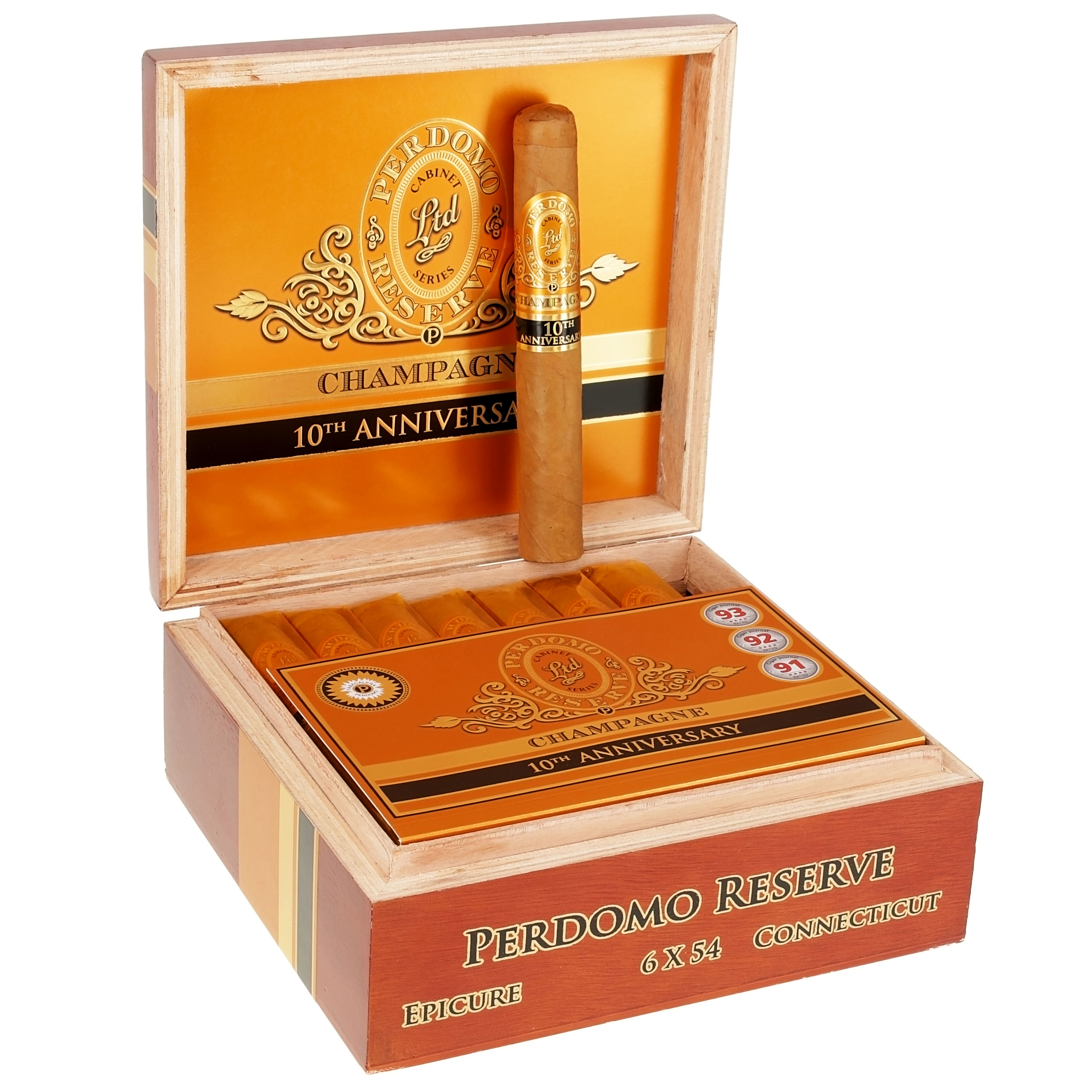 Perdomo Champagne Epicure Box25 cigar box by PERDOMO CIGAR