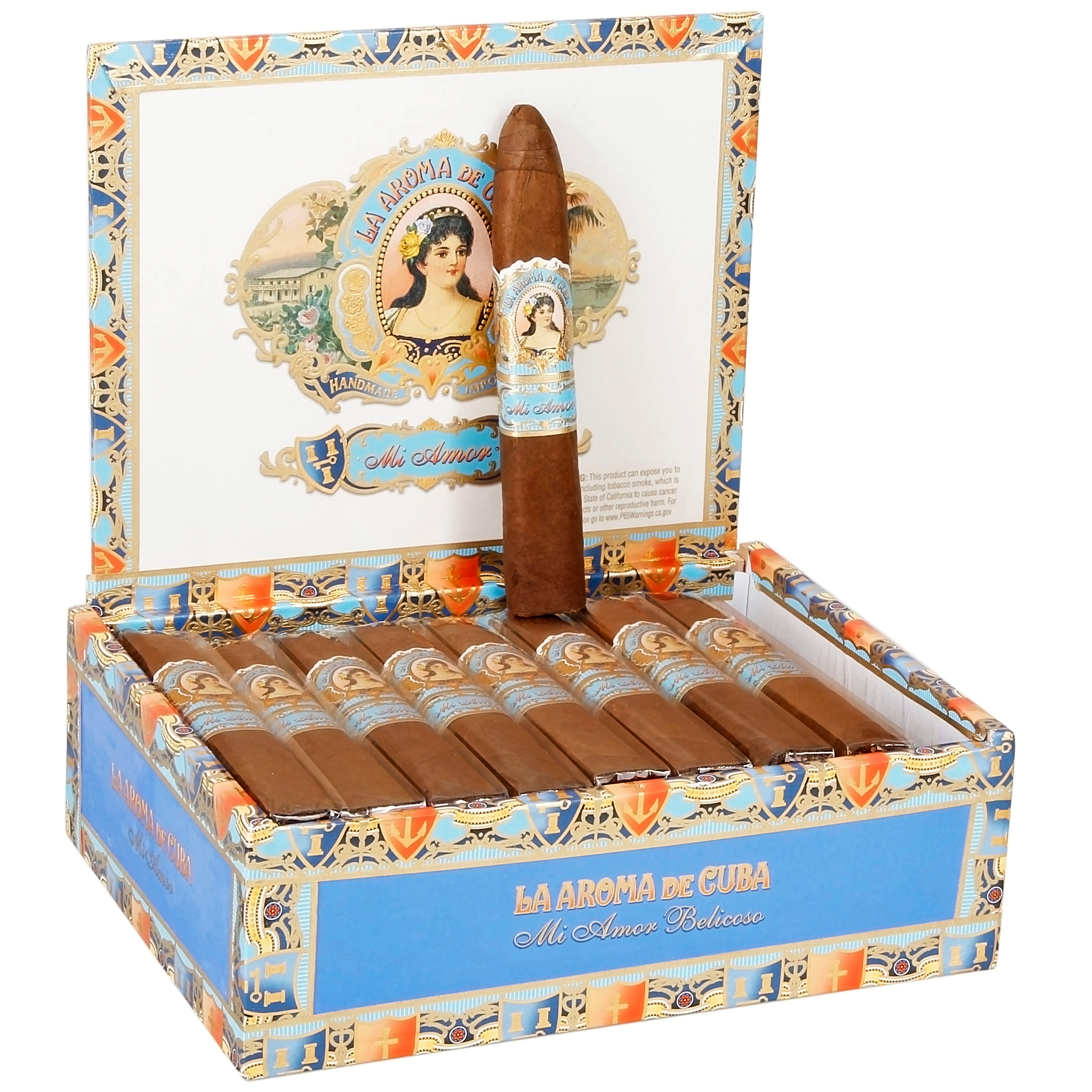 La Aroma de Cuba Mi Amor Belicoso :single cigars by ASHTON