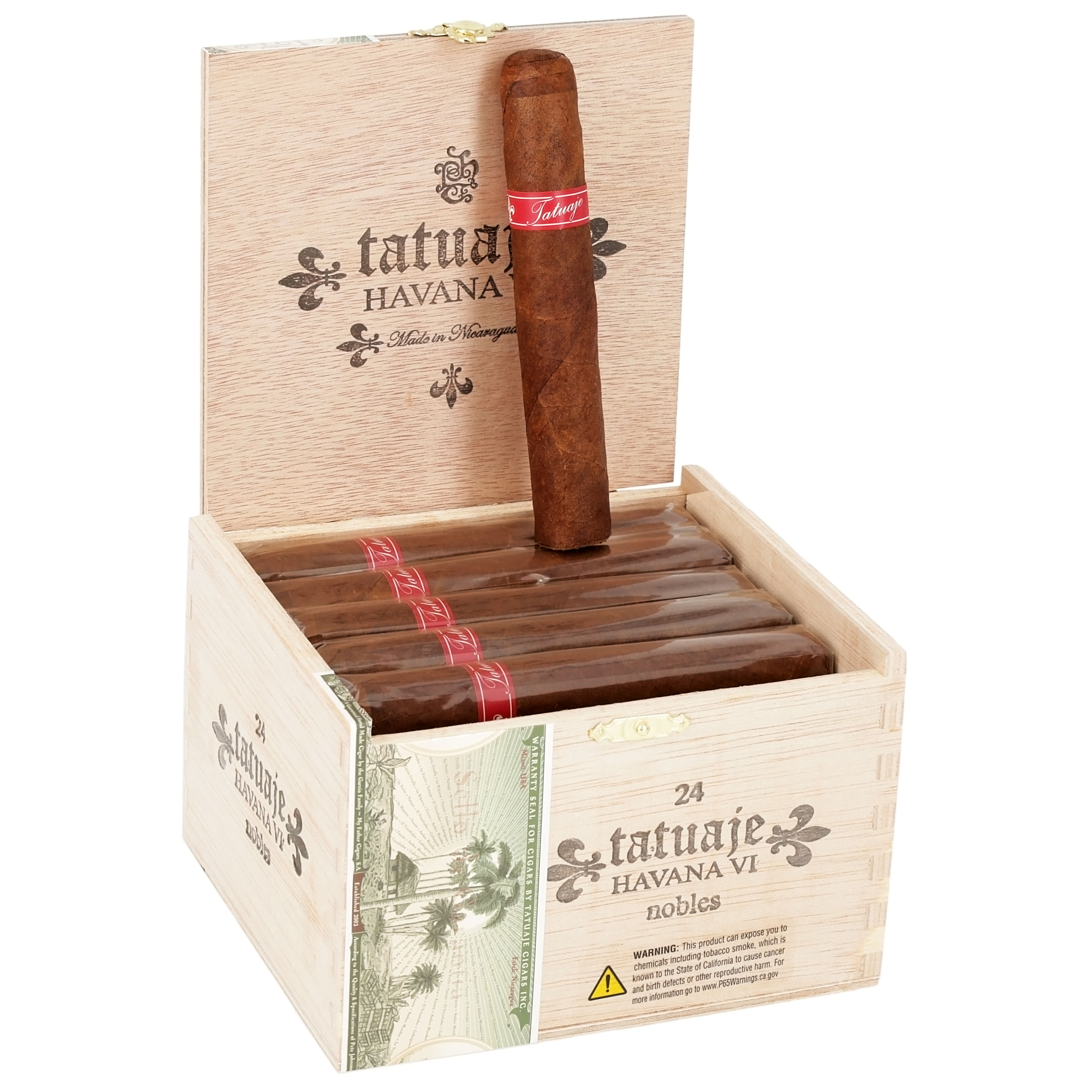 Tatuaje Havana VI Nobles 550 premium cigar by TATUAJE