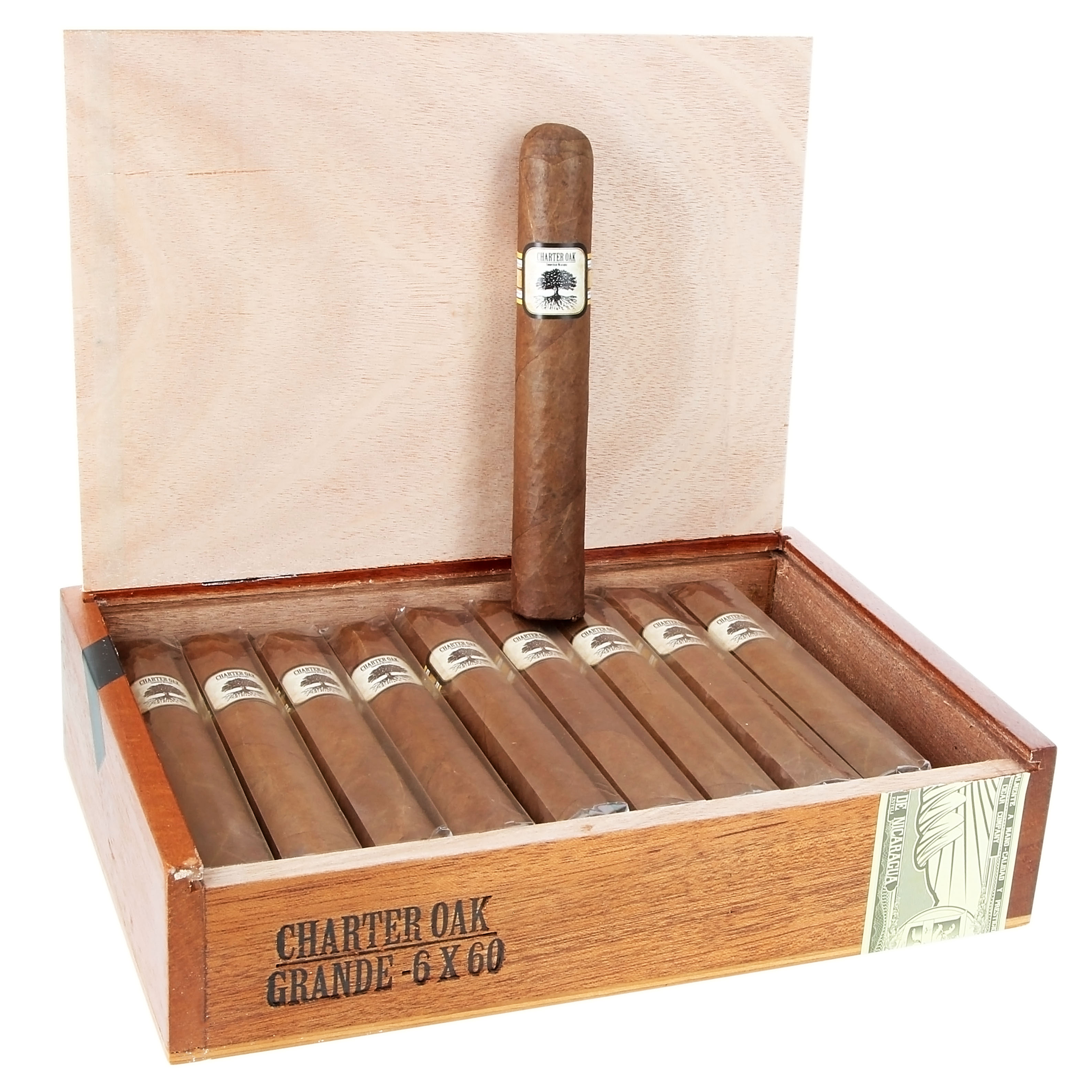 Charter Oak HABANO 6X60 20CT BOX cigar box by Charter Oak