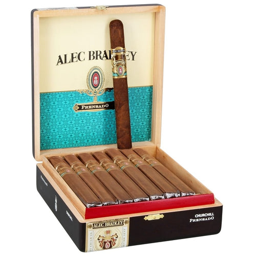 Alec Bradley Prensado Churchill premium cigar by Alec Bradly