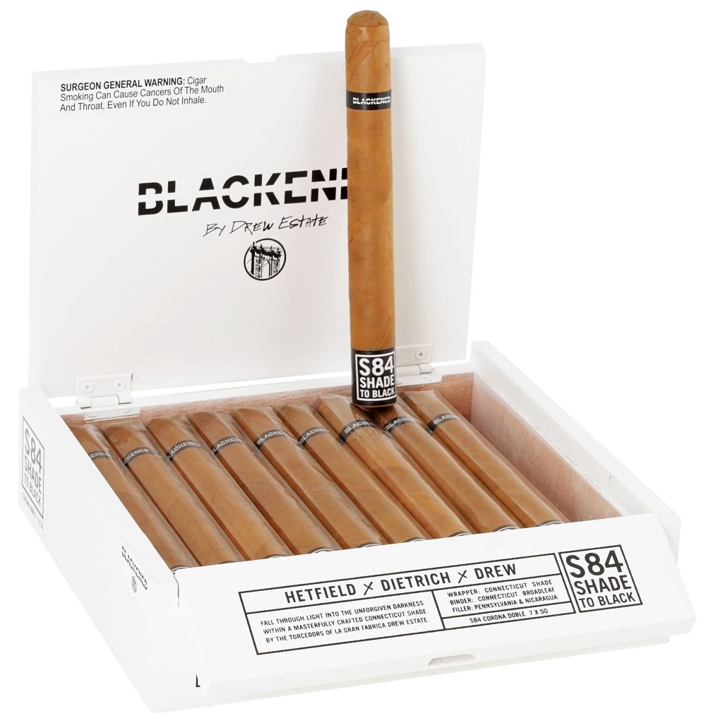 Blackened S84 Shade To Black Corona Double premium cigar by Blackened
