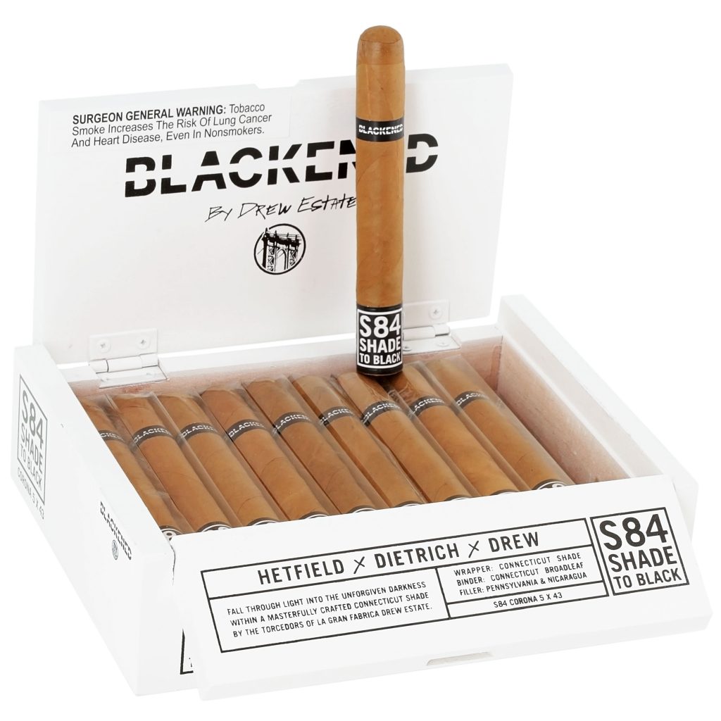 Blackened S84 Shade To Black Corona premium cigar by Blackened