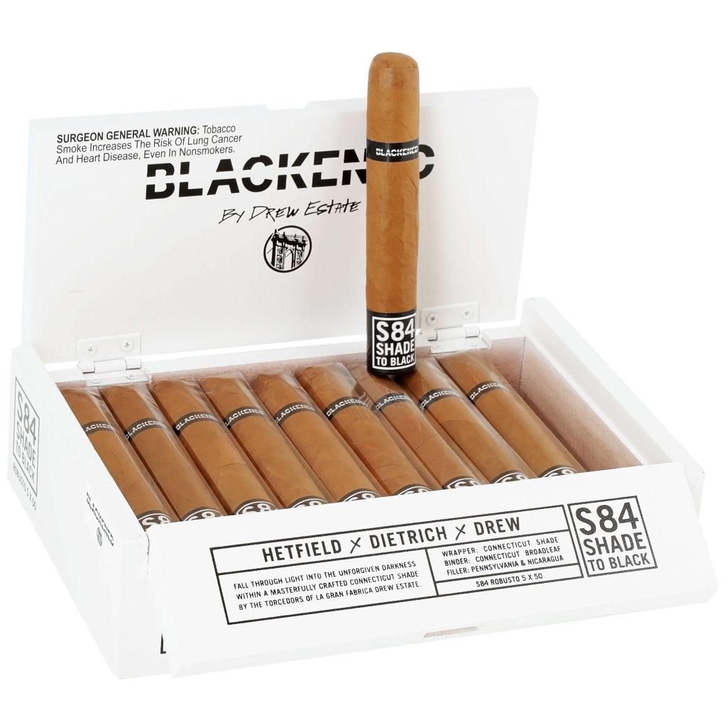 Blackened S84 Shade To Black Robusto premium cigar by Blackened