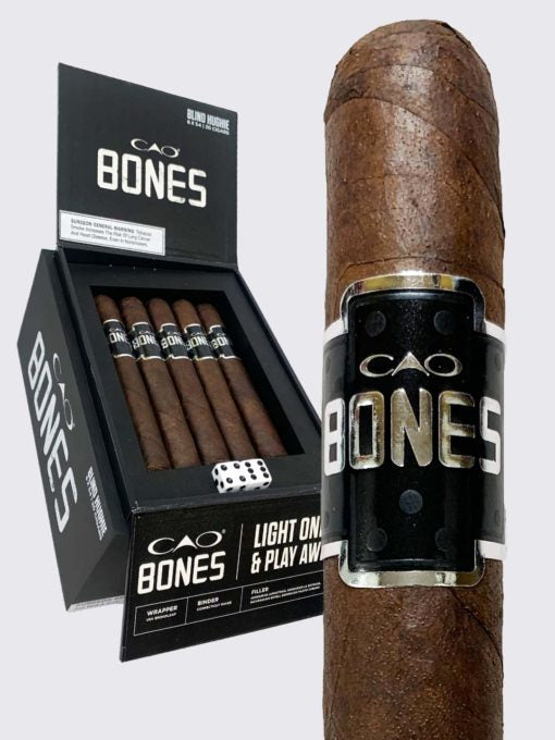 CAO Bones Blind Hughie premium cigar by CAO