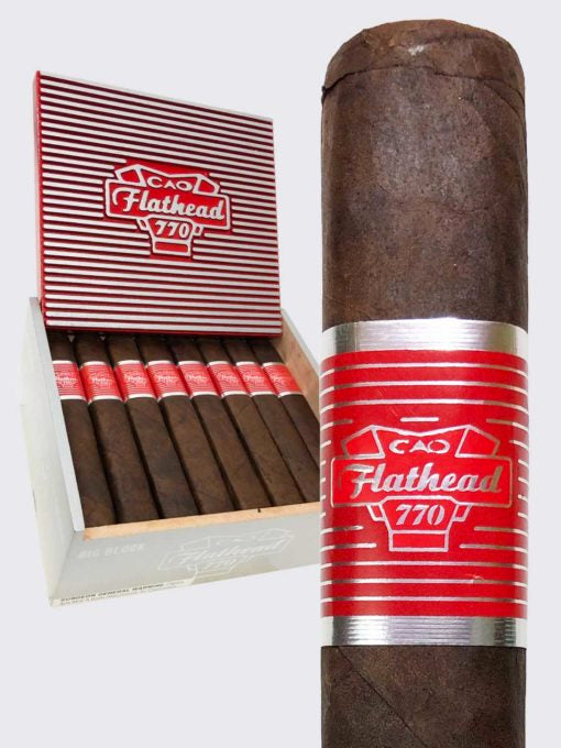 CAO Flathead 770 Big Block premium cigar by CAO