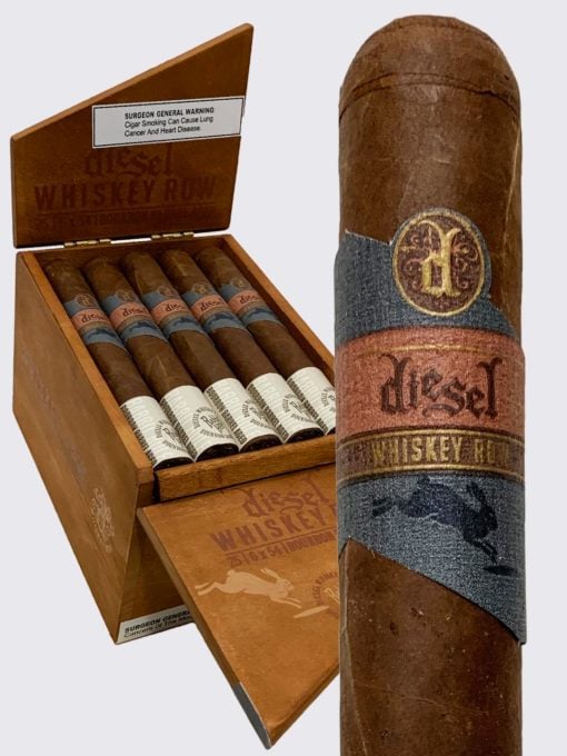 Diesel Whiskey Row Bourbon Toro premium cigar by GENRAL CIGAR