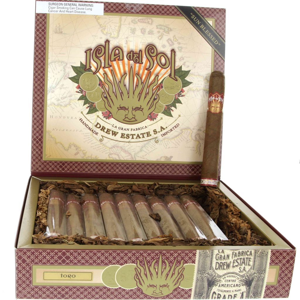 Isla Del Sol Sun Grown Tin premium cigar by Drew Estate