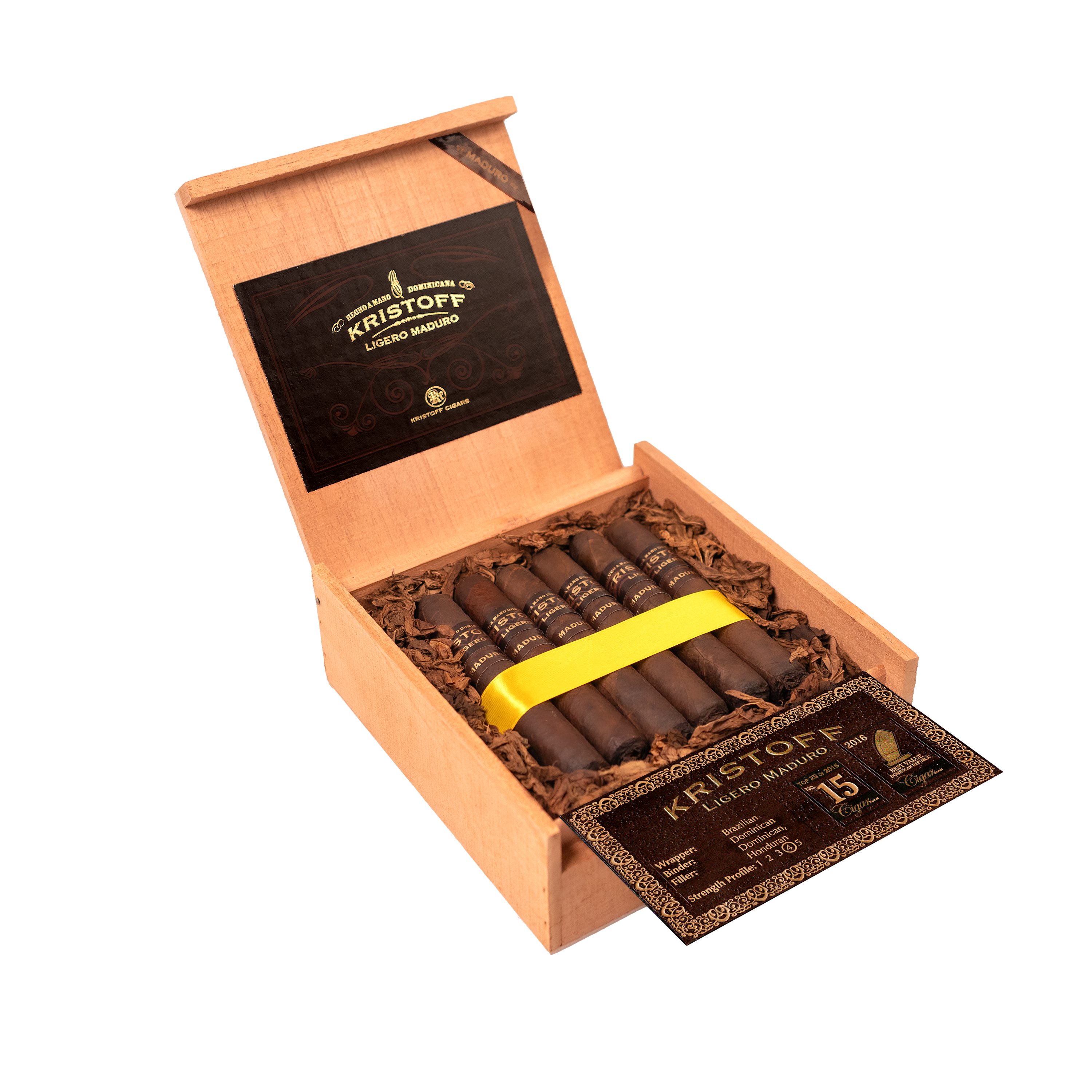 Kristoff Ligero Maduro Churchill cigars by KRISTOFF CIGAR