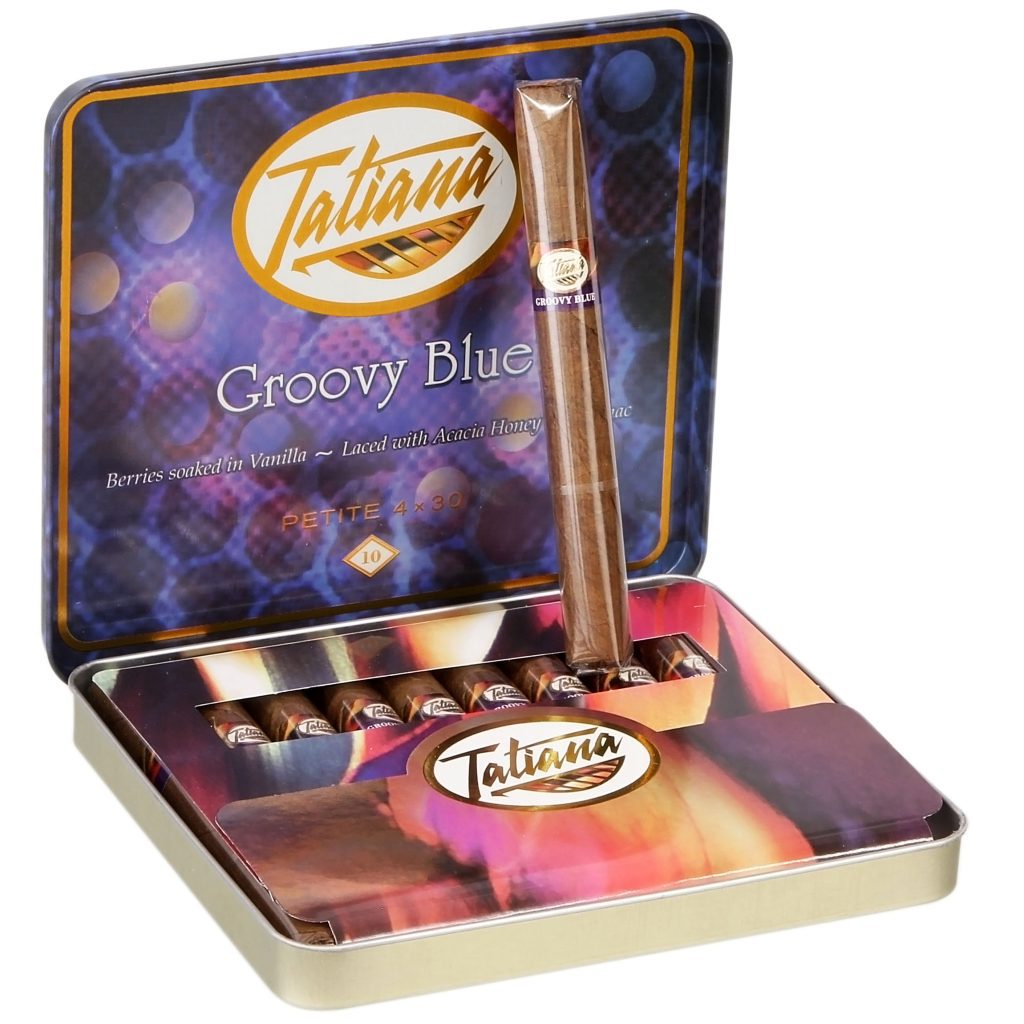 Tatiana Groovy Blue Petite Tin