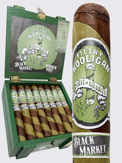 Alec Bradley BM Filthy Hooligan Barber Pole premium cigar by Alec Bradly