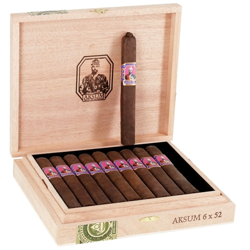 Aksum Maduro 6x52 Box cigar box by Foundation Cigar
