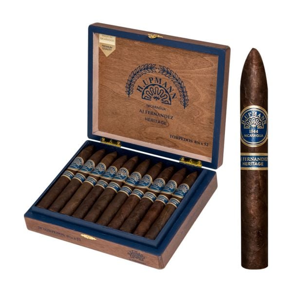 H Upman Aj Fernendes Heritage Torpedo premium cigar by ALTADIS CIGARS