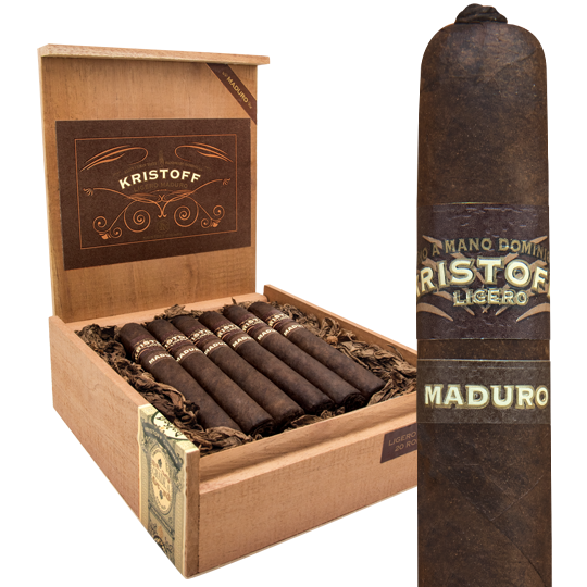 Kristoff ligero Maduro Robusto cigars by KRISTOFF CIGAR
