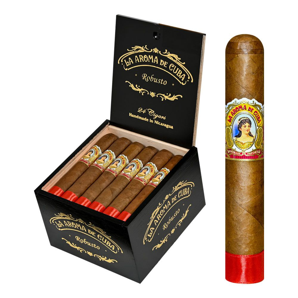 La Aroma de Cuba Robusto :single cigars by ASHTON