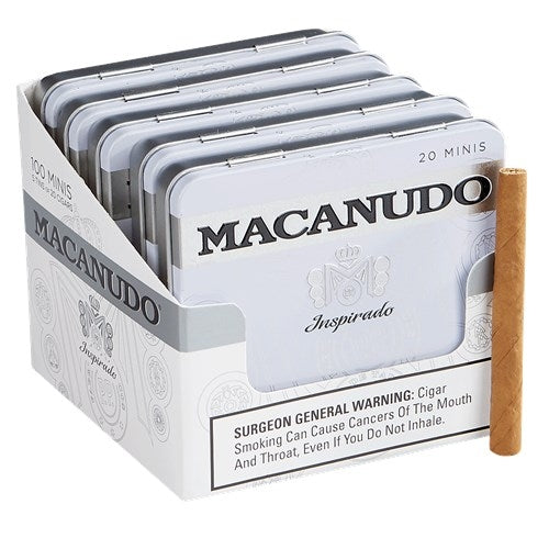 Macanudo White Mini Tin premium cigar by Macanudo