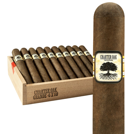 Charter Oak MADURO 6X60 20CT BOX cigar box by Charter Oak