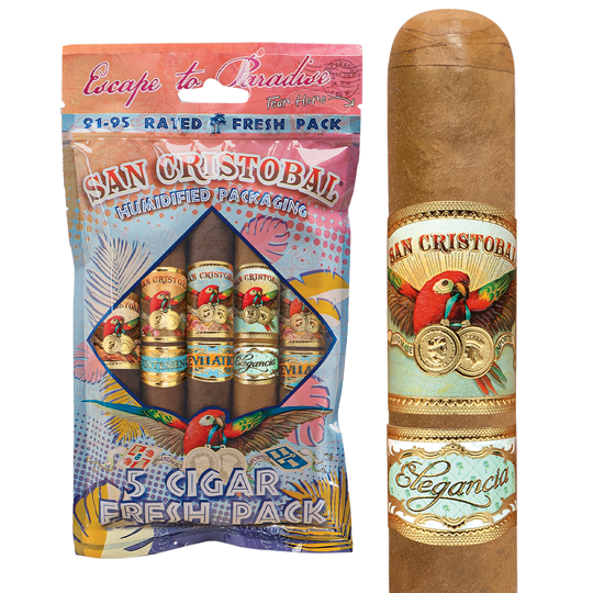 SAN CRISTOBAL FRESH PACK SAMPLER SINGLE UNIT OF 50 cigar sampler by ASHTON
